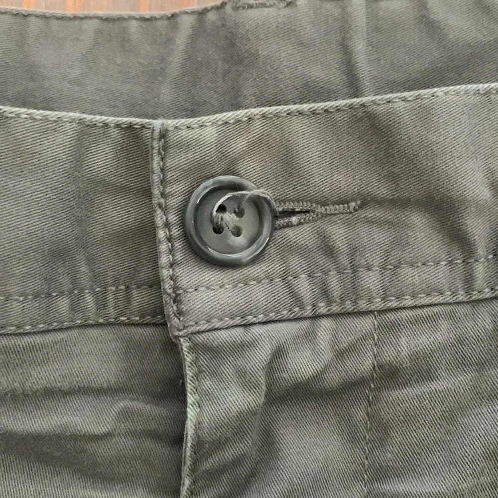 Perry Ellis Men's Casual 5 Pocket Twill Pants Grey Olive 34x30